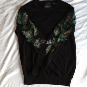 SCOTCH & SODA MENS MEDIUM BLACK SWEATER
